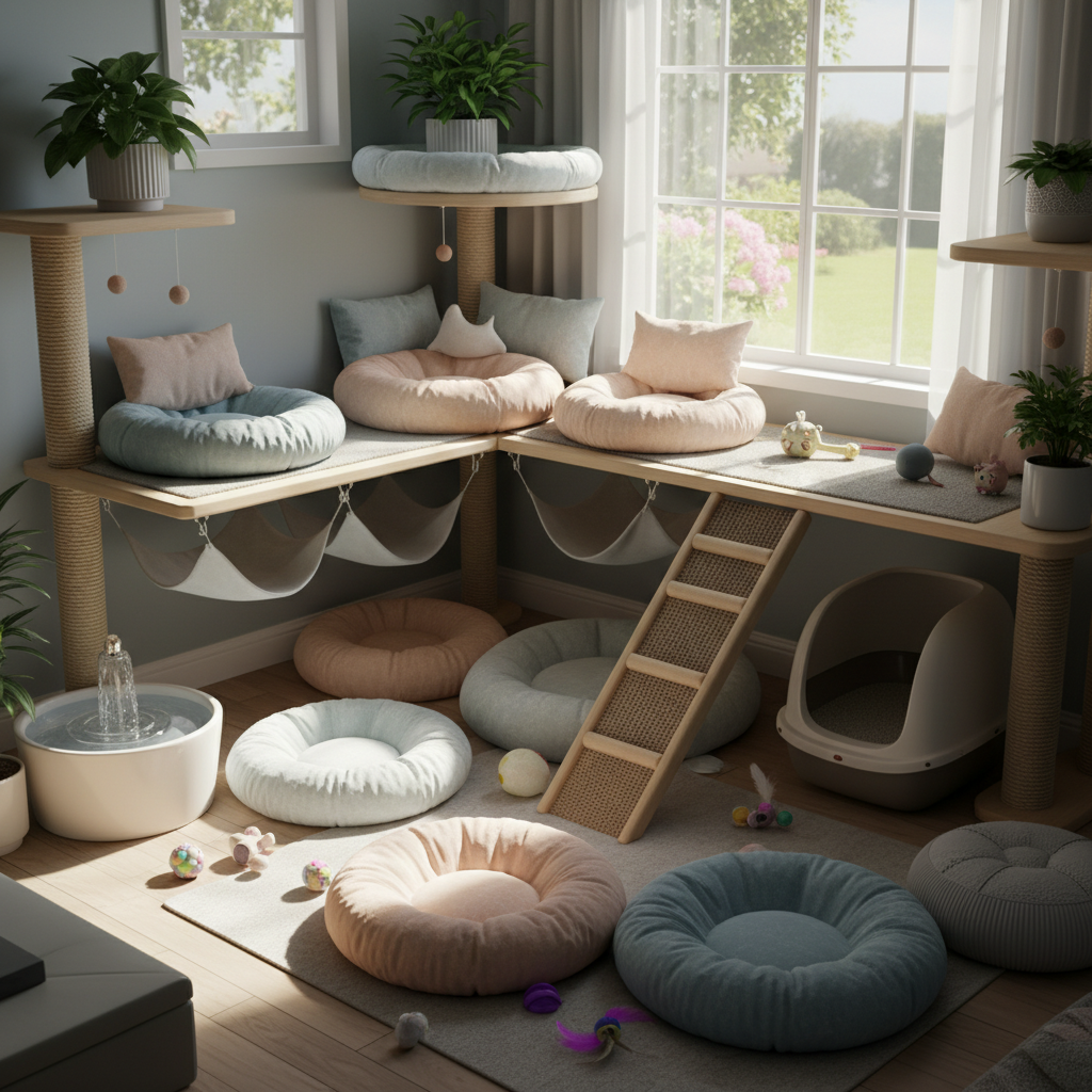 適合曼基貓的居住環境展示