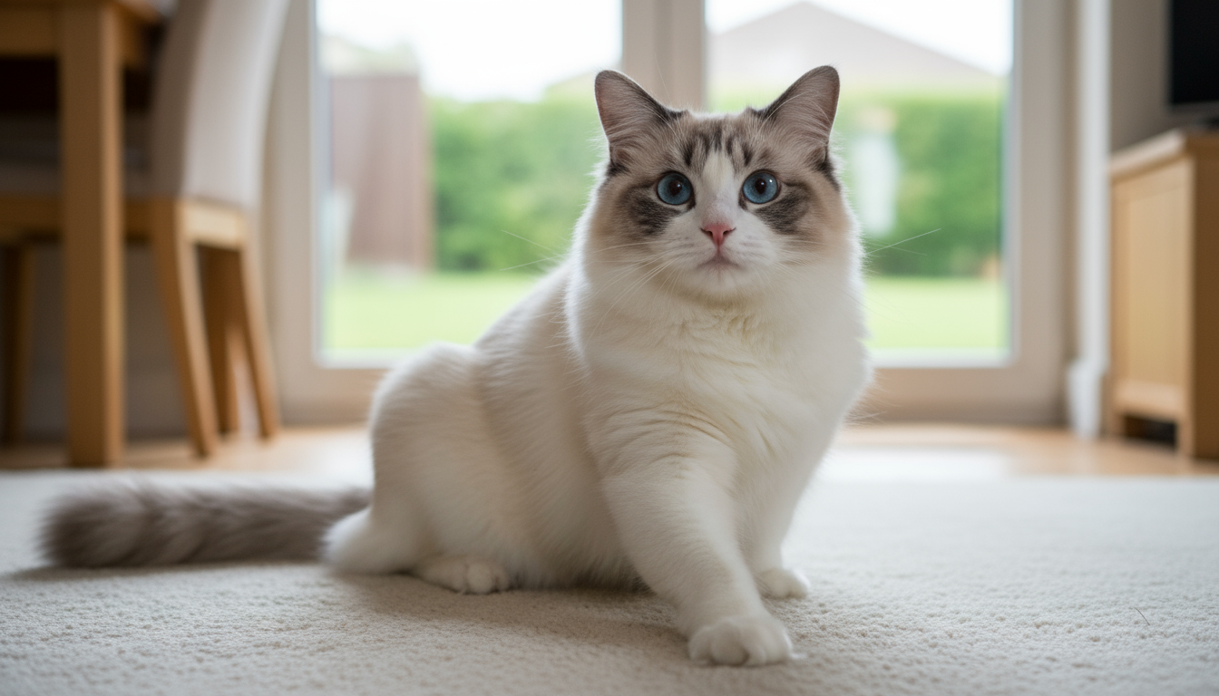 布偶貓的典型外觀特徵展示